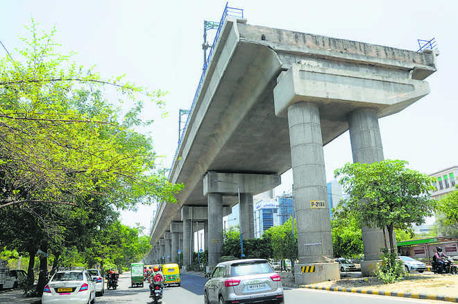 Gurugram: Huda City Center flyover, six months late, crawling to finish line 
