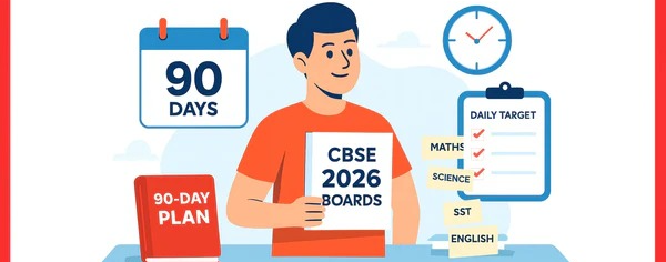 From Average to 90%+: The Smart 90-Day Plan for CBSE Class 10 Boards 2026