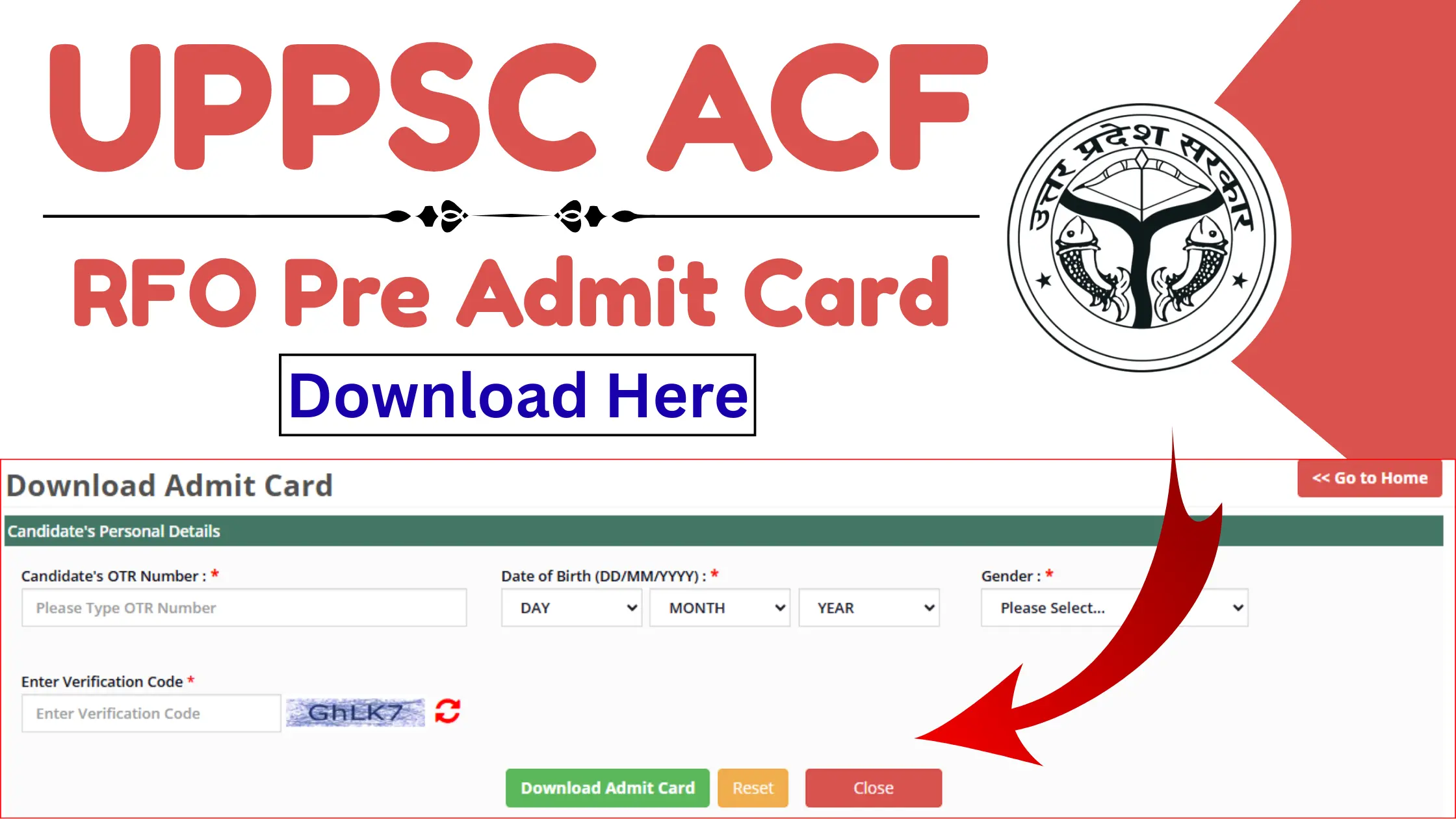 UPPSC ACF/RFO Admit Card 2025 Released At uppsc.up.nic.in: Direct Link To Download Hall Ticket Here
