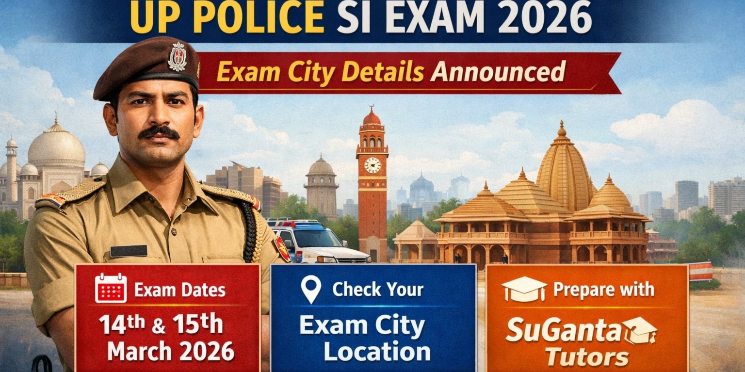 UP Police SI Exam City Details 2026 – Complete Guide for Candidates