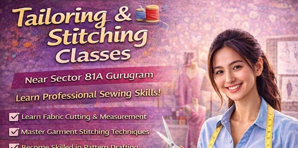 Tailoring & Stitching Classes Near Sector 81A Gurugram – Learn Professional Garment Making Skills