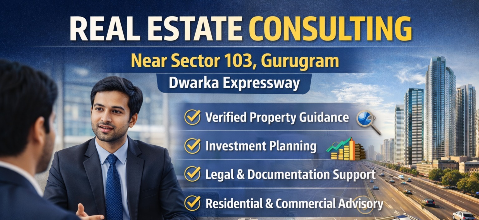 Real Estate Consulting Near Sector 103 Gurugram (Dwarka Expressway) – Smart Property Decisions Start Here