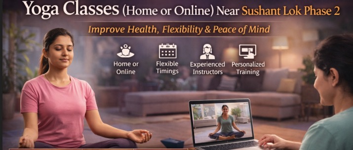Yoga Classes (Home or Online) Near Sushant Lok Phase 2 – Improve Health, Flexibility & Peace of Mind