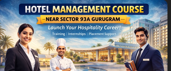Hotel Management Course Near Sector 93A Gurugram – Build a Successful Career in Hospitality
