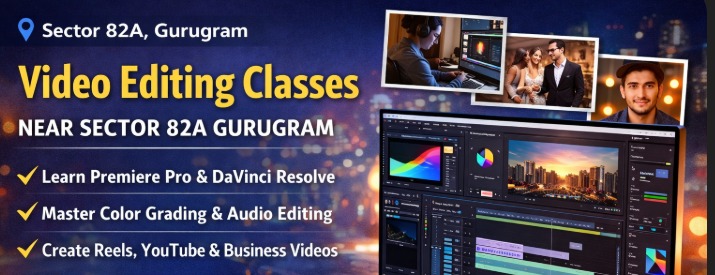 Video Editing Classes Near Sector 82A Gurugram – Learn Professional Editing Skills