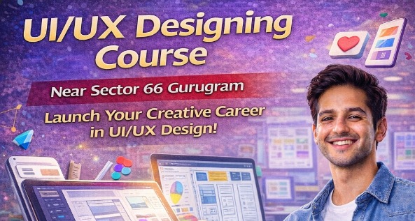 UI/UX Designing Course Near Sector 66 Gurugram – Build a Creative & High-Paying Design Career