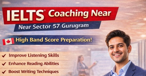 IELTS Coaching Near Sector 57 Gurugram – Expert Training for High Band Scores