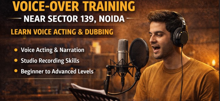 Voice-Over Training Near Sector 139 Noida – Learn Professional Voice Acting & Recording Skills