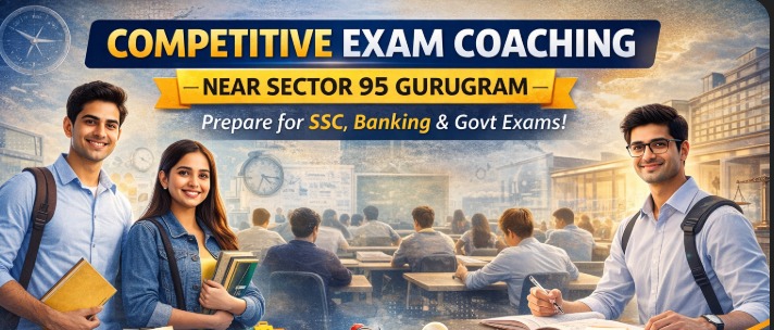 Competitive Exam Coaching Near Sector 95 Gurugram – Structured Preparation for Government & Entrance Exams