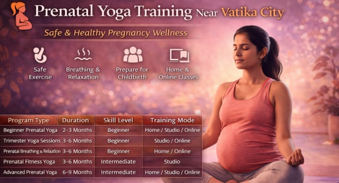 Prenatal Yoga Training Near Vatika City – Safe & Healthy Pregnancy Wellness