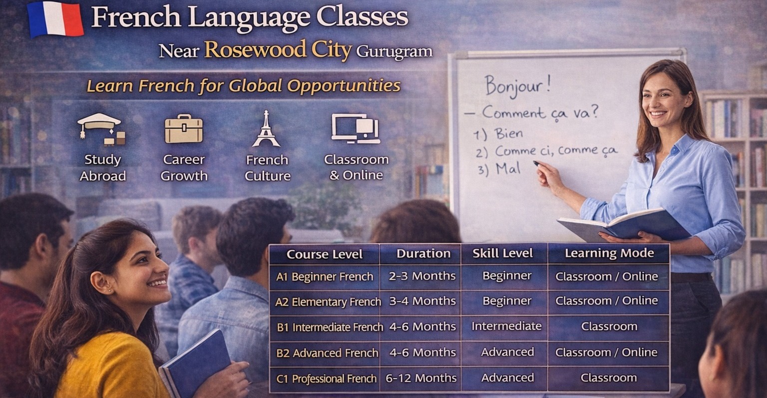 🇫🇷 French Language Classes Near Rosewood City – Learn French for Global Opportunities