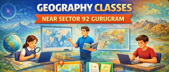 Geography Classes Near Sector 92 Gurugram – Build Strong Concepts, Map Skills & Exam Confidence