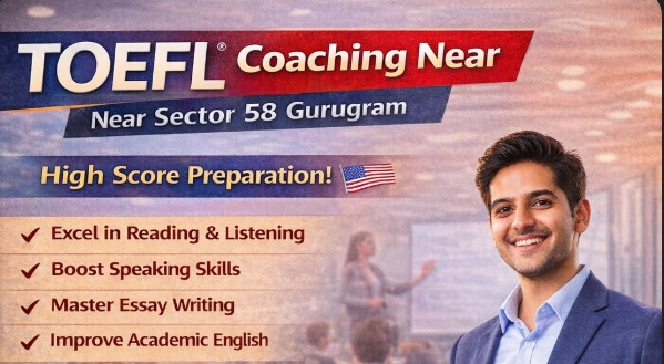 TOEFL Coaching Near Sector 58 Gurugram – Expert Preparation for High Scores
